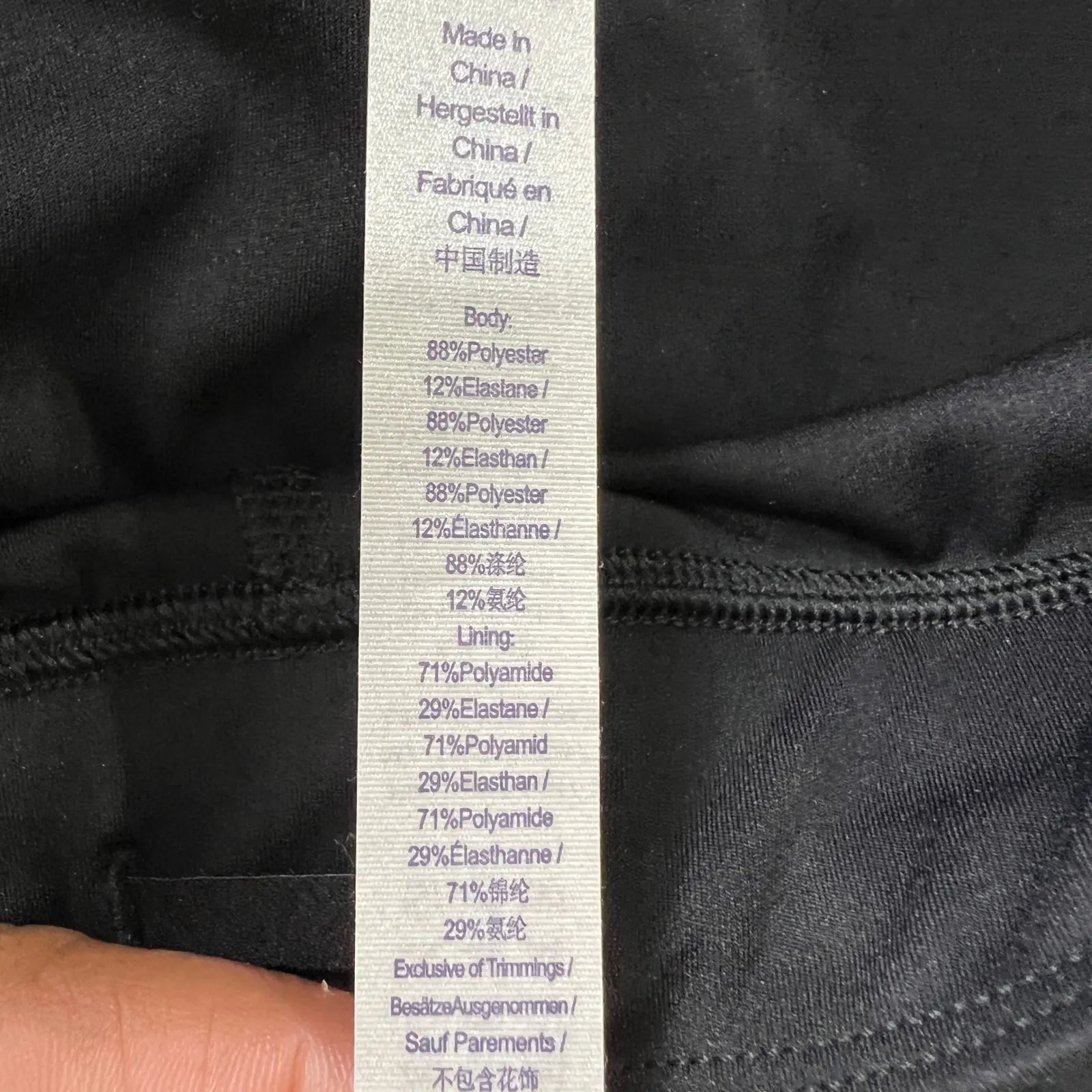 CRZ YOGA Pleated Tennis Skirt‎ Athletic Golf Skort Activewear Black Small - Image 5