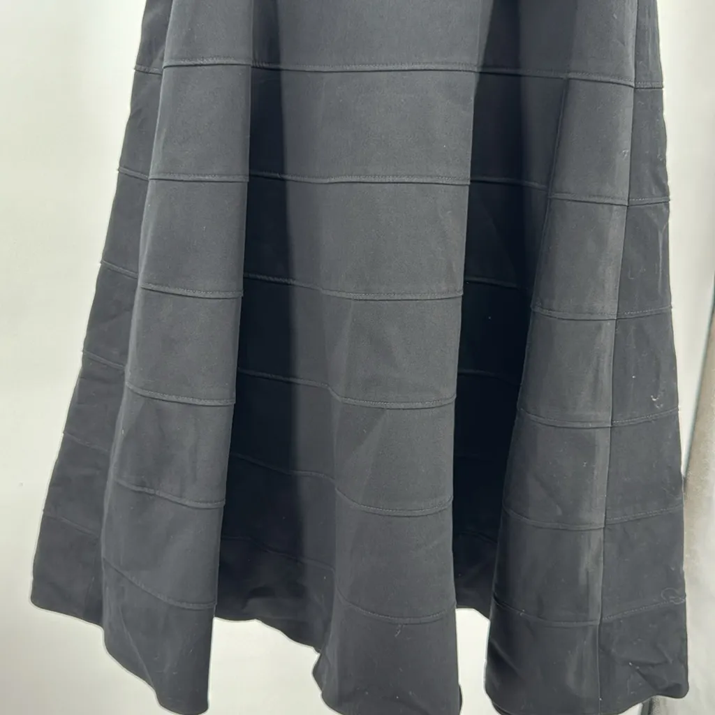 Calvin Klein Black knee length sleeveless tie waist tiered Dress event holiday 6 - Image 10