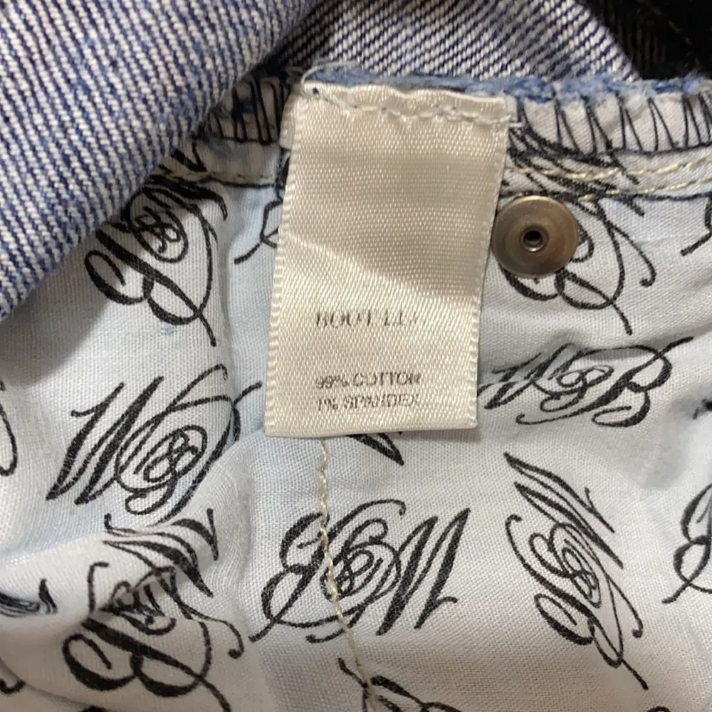 WHBM Dark Wash Boot Leg Jeans 00R XC! - Image 8