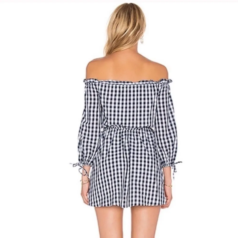 Lovers + Friends Get Lost off the shoulder dress - Image 2