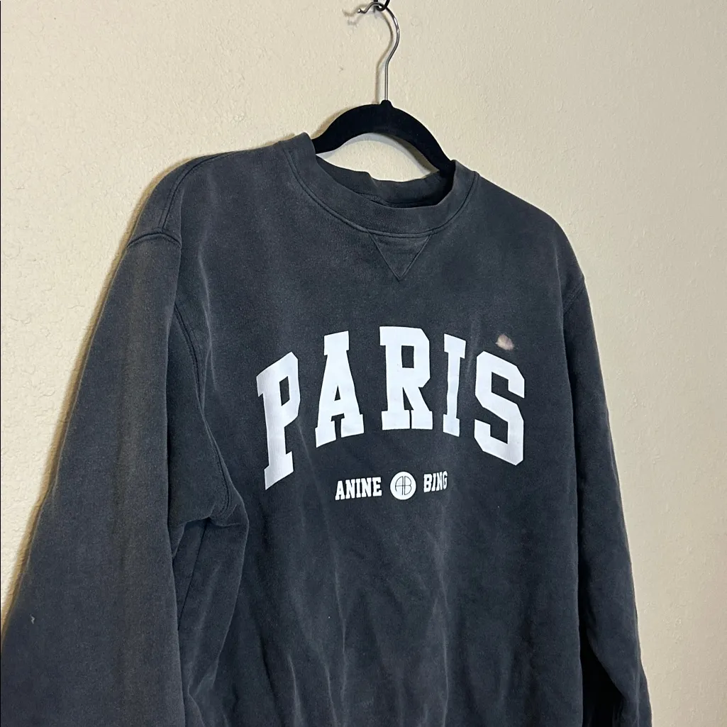 Anine Bing Paris Sweatshirt Size XS - Image 5