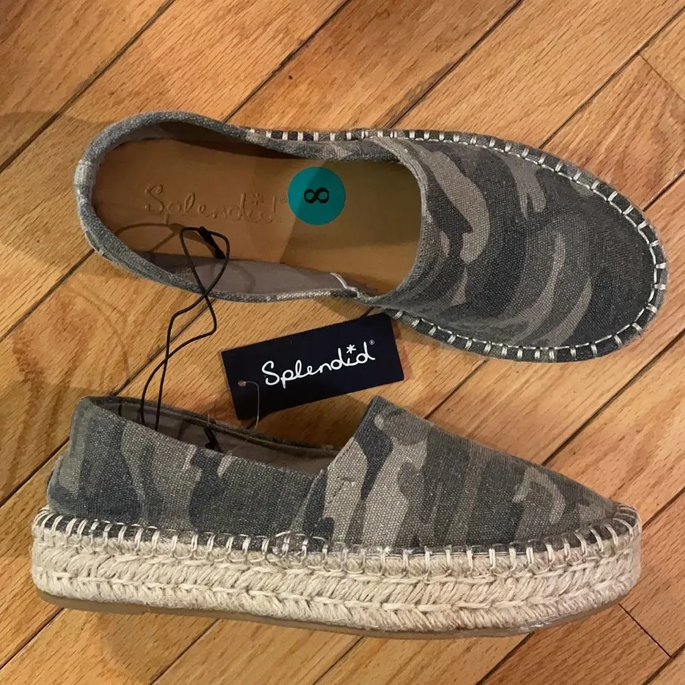 Splendid  Laney Sage Camo espadrille size 8M - Image 2