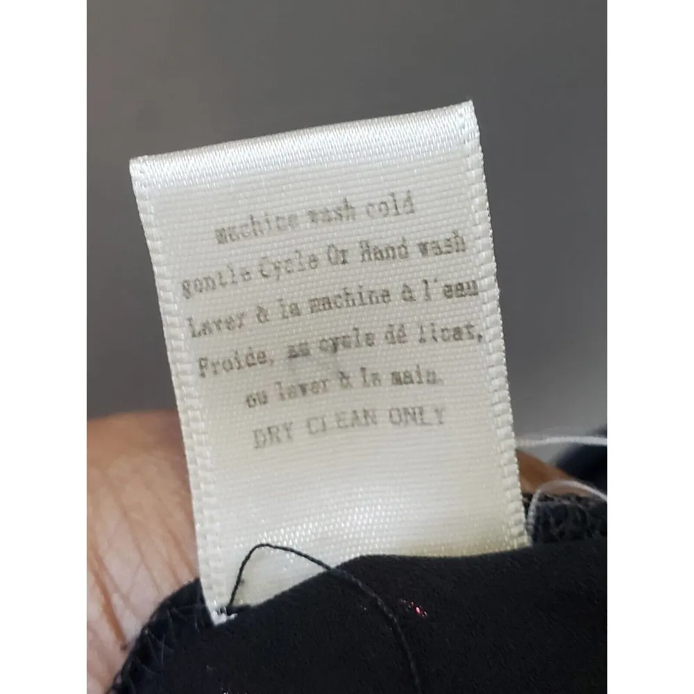 Love Riche Women's Black 100% Polyester Round Neck Sleeveless Top Blouse Size L - Image 9