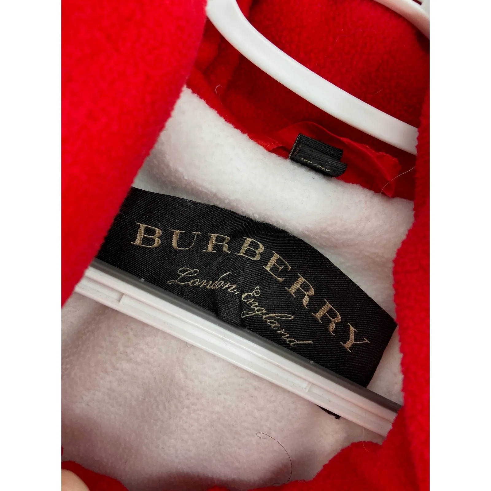 Burberry Rainbow Striped Feather Down Puffer Jacket Size 44 - Image 9