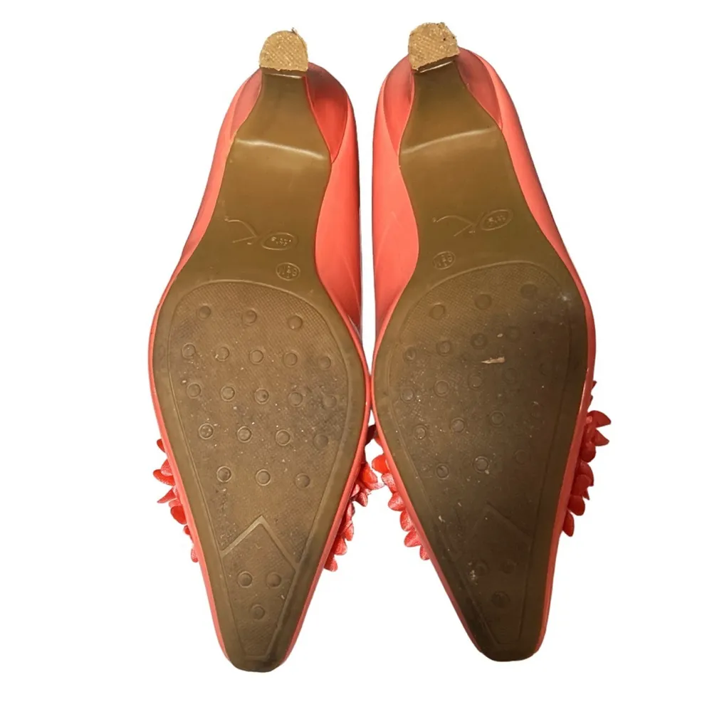 Women's It's OK Heels Size 8.5 Coral - Image 2