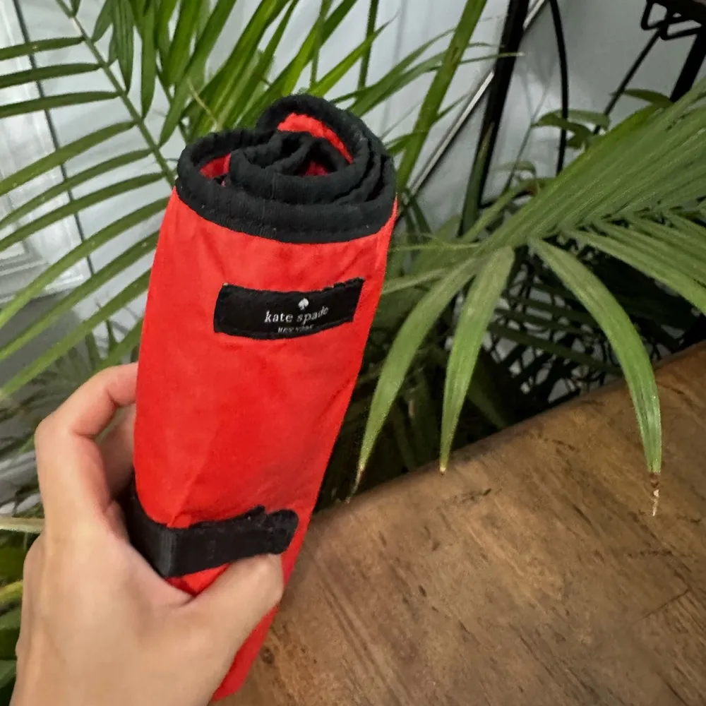 Kate Spade Black Polka Dot diper Bag with diper changing pad - Image 6