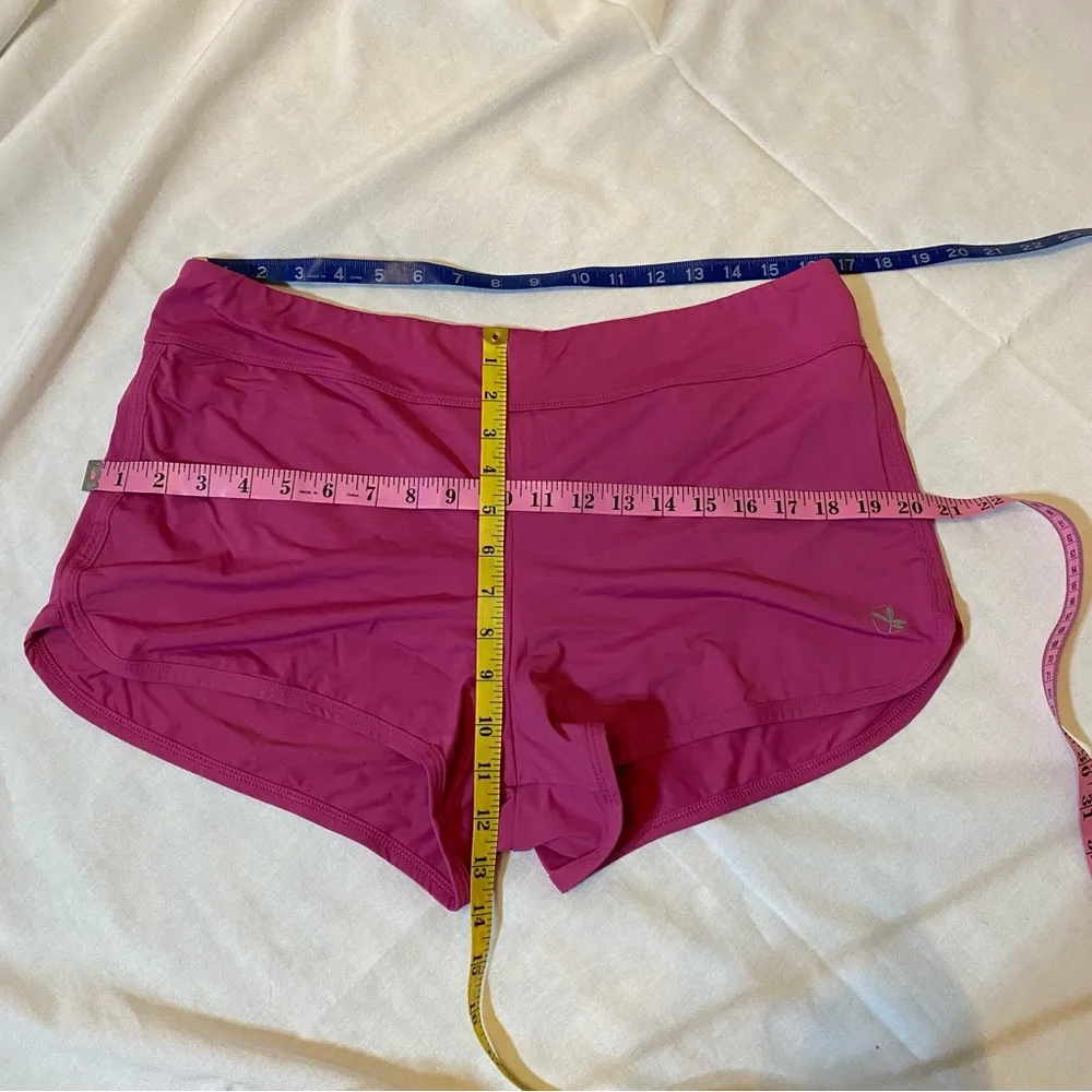 Magenta and orange title 9 workout shorts running run yoga exercise booty shorts - Image 2