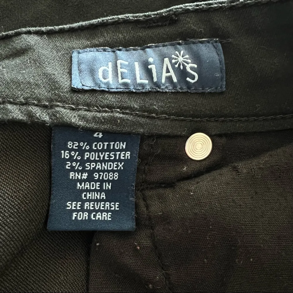 Delia's Liv Skinny Jeans Classic Black Size 4 - Image 9