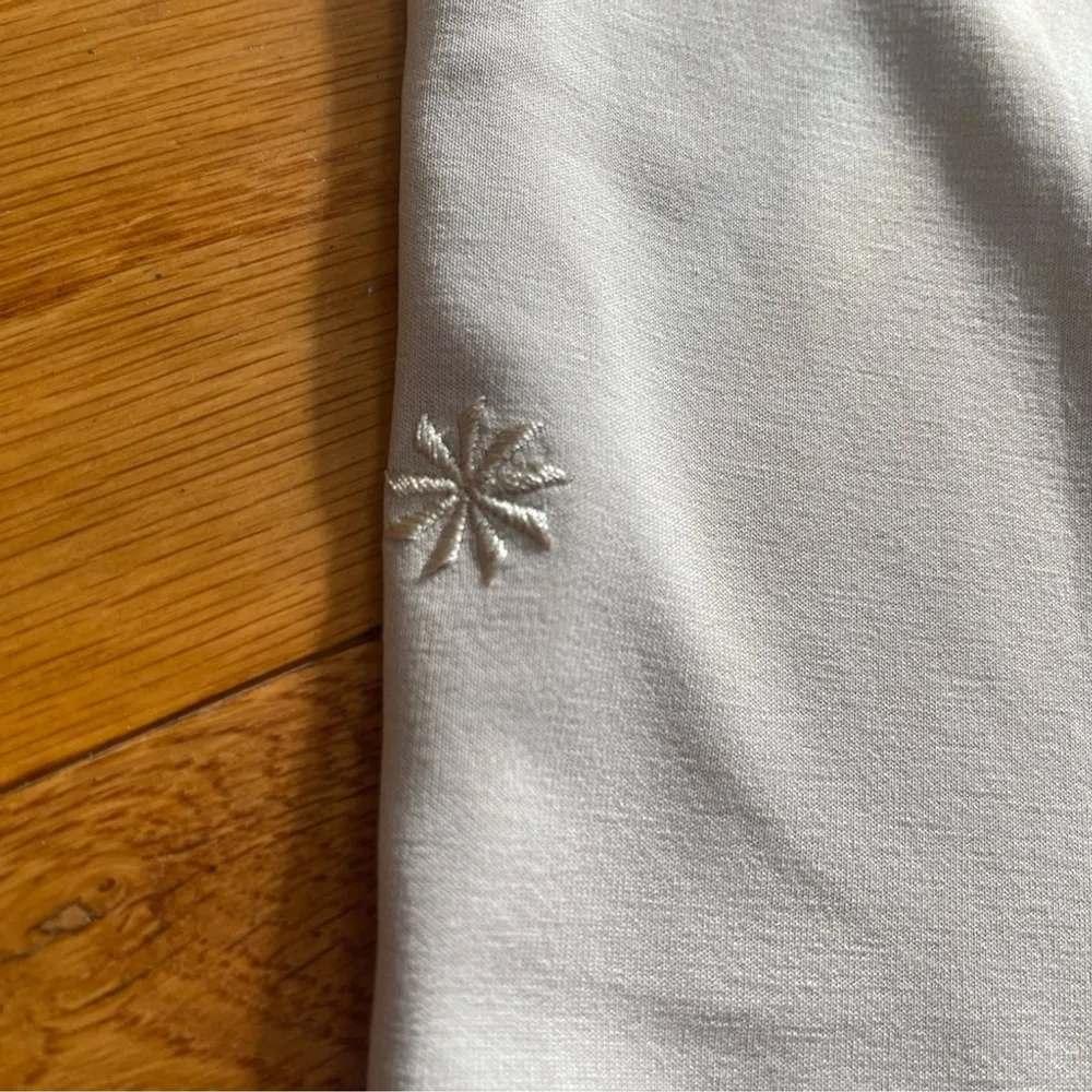 Athleta Alicia Keys wide leg double waist pants athlesure Albacore Sz Large P - Image 9