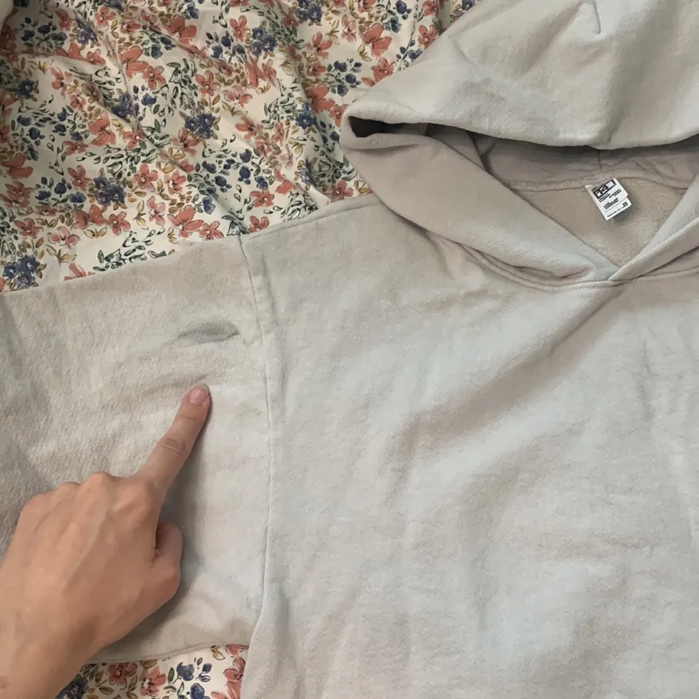 Hoodie sweater long sleeve cotton warm top garment dye classic shirt - Image 3