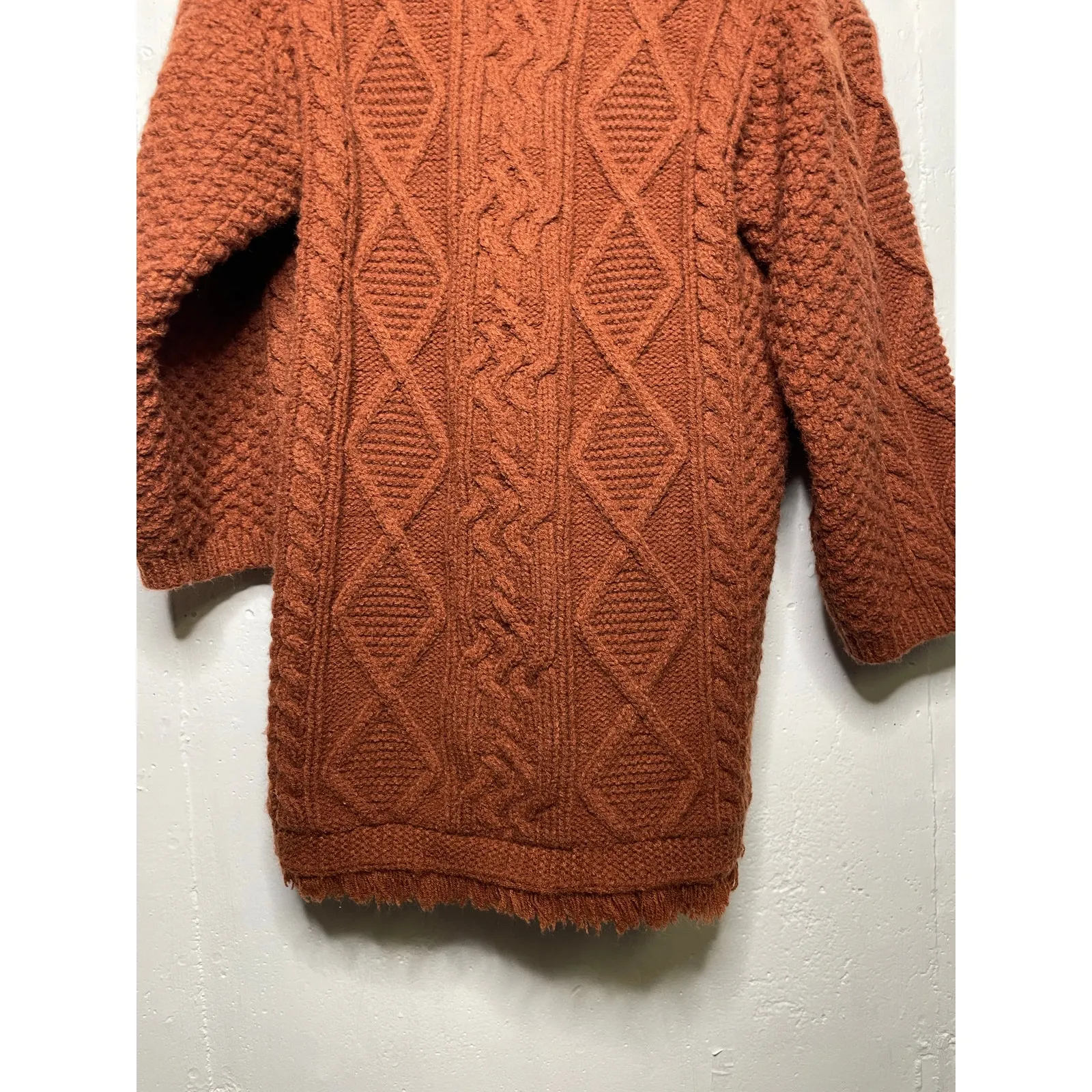 POL Womens Cardigan Sweater Chunky Open Front Size Small - Image 8