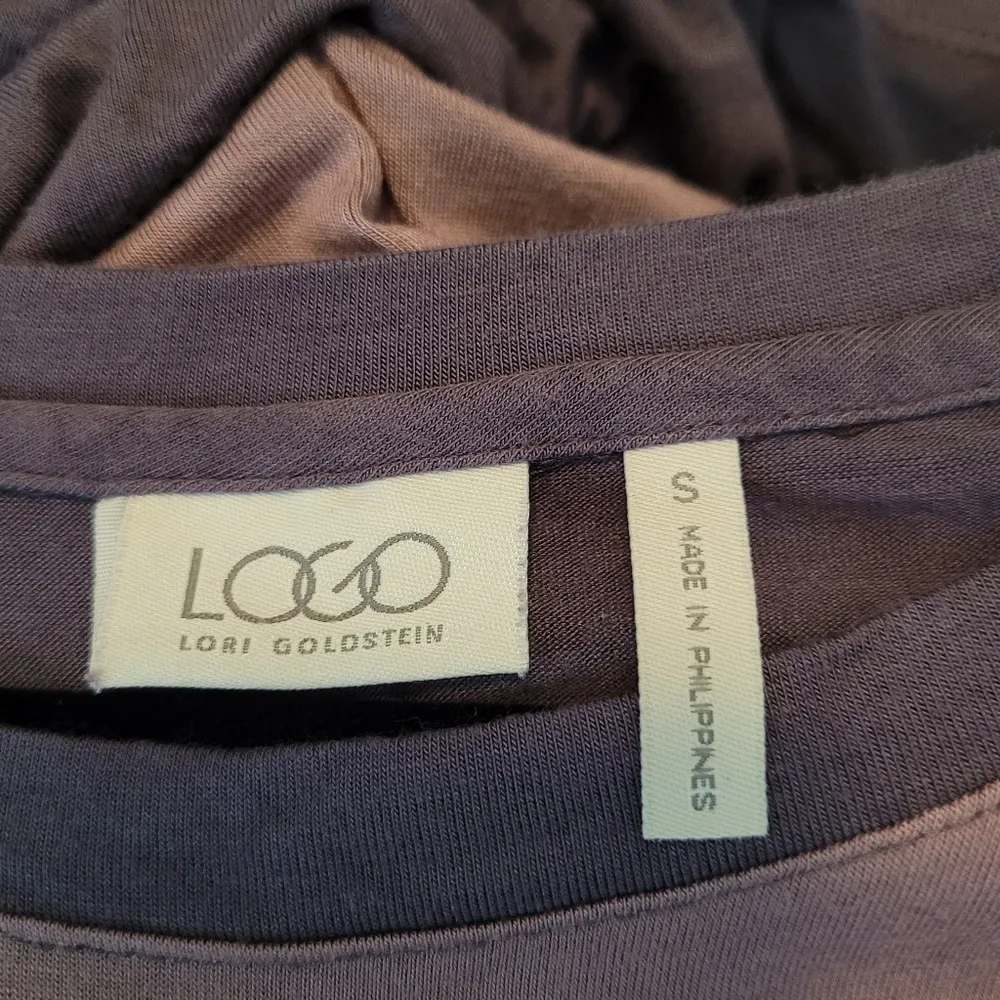 LOGO Purple Two Tone Tunic Top - Image 6