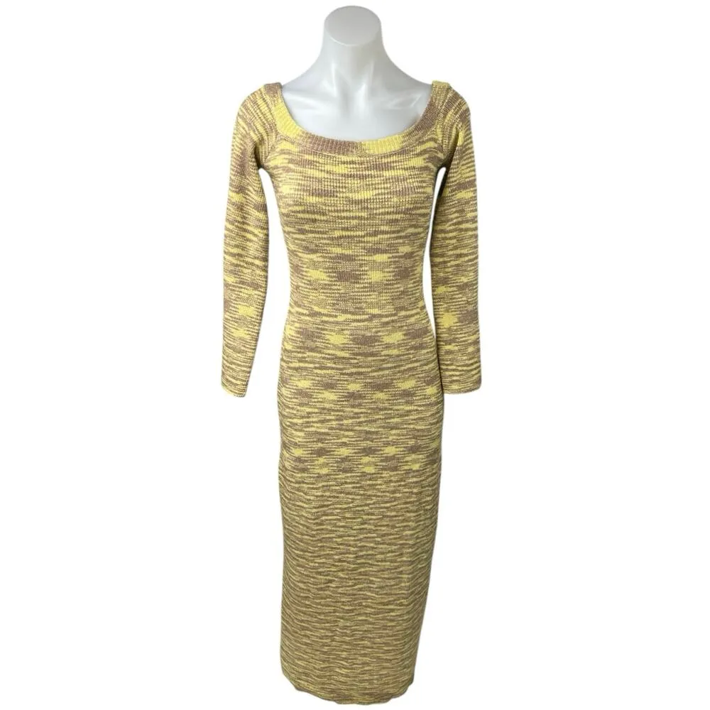 NEW Pretty Lavish Joanna Bardot Off Shoulder Knit Midi Maxi Bodycon Dress Size M - Image 7