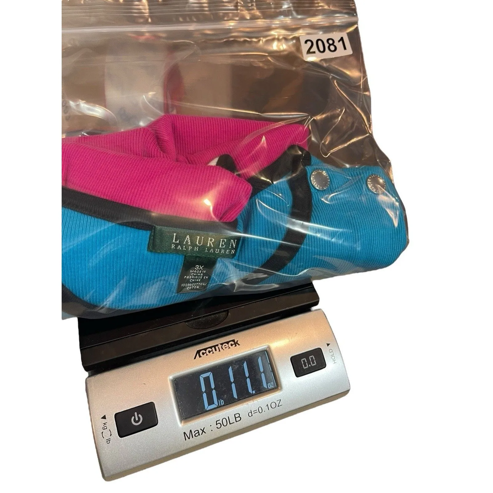 Lauren Ralph Lauren Women’s 3X Stripe Cotton Ribbed Knit Top Button Shoulder - Image 12