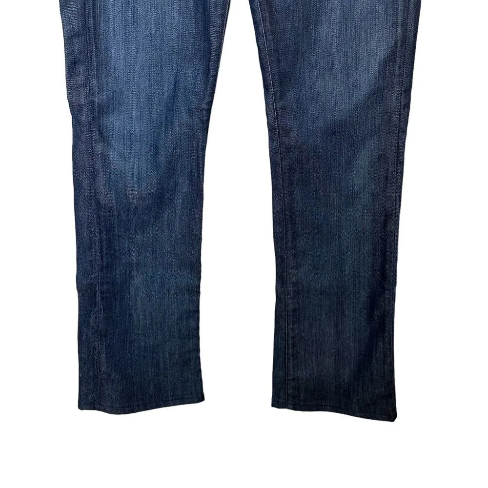 Fidelity Denim Japan Rose Bootcut Phantom Rinse Dojo Vibe Denim Jeans Size 28 Blue - Image 4