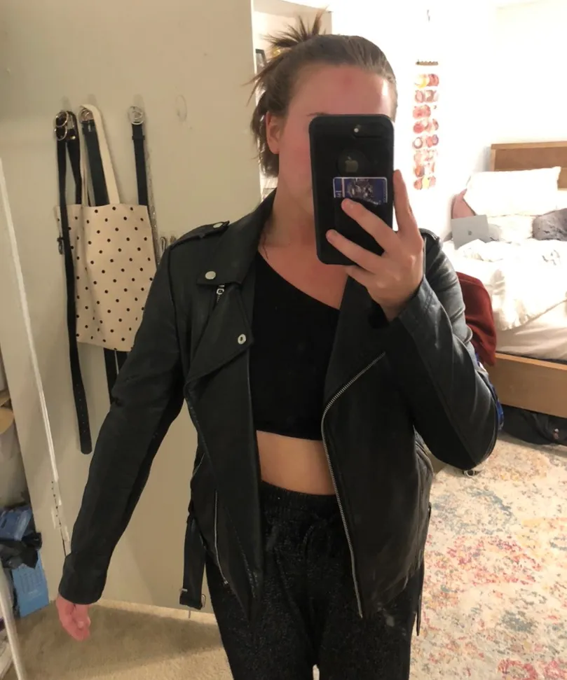 Maurice's Black Leather Jacket - Image 4