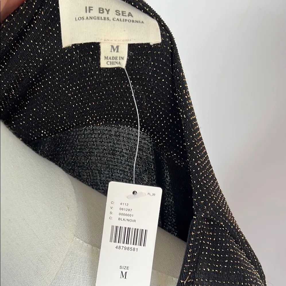 ANTHROPOLOGIE if by sea Elegant Long Sleeve Women's Top stretch size
order #27 - Image 2