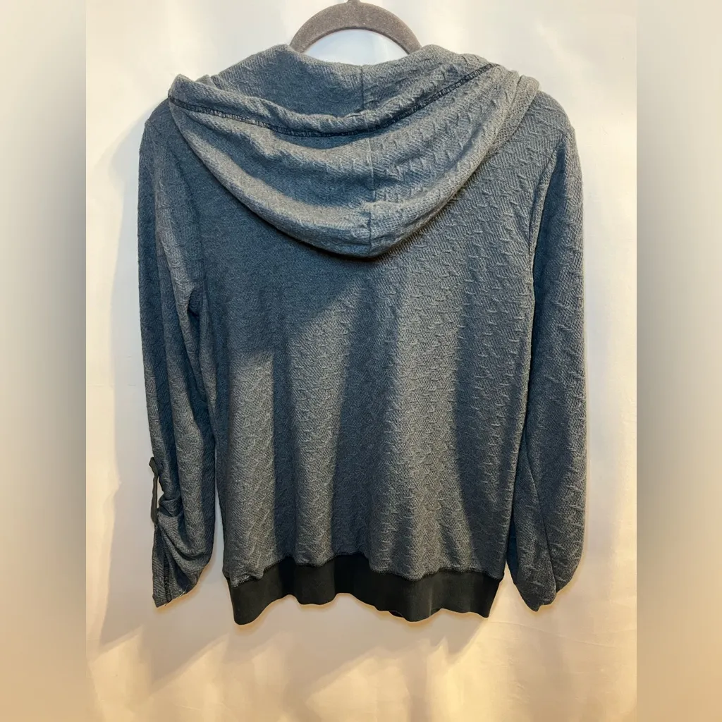 Pink Lotus Zip-Up Hoodie Women’s Size Large - Image 2