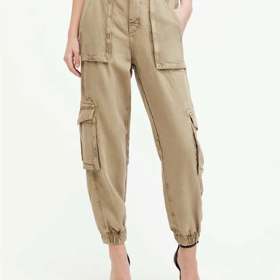 All Saints Washed Olive Cargo Pants! Women’s 6! New W/O Tags. Perfect shape! - Image 2