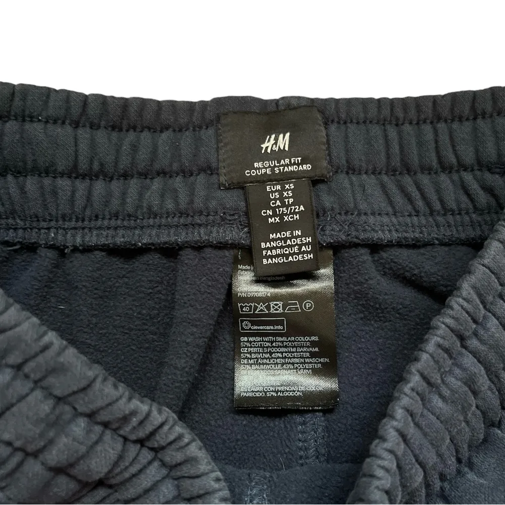 Blue H&M Sweatpants with Pockets - Image 5