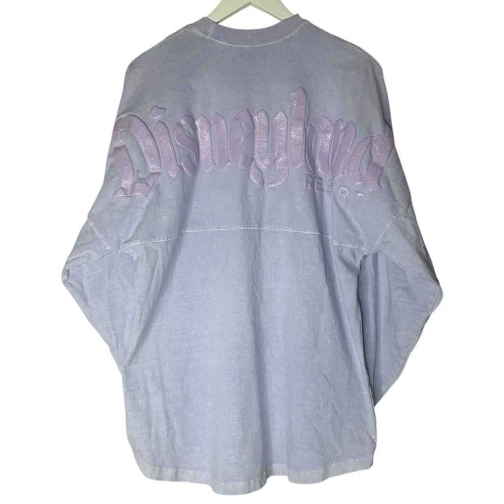 Disney Parks Disneyland Resort Spirit Jersey Lavender Glitter Size Medium - Image 5
