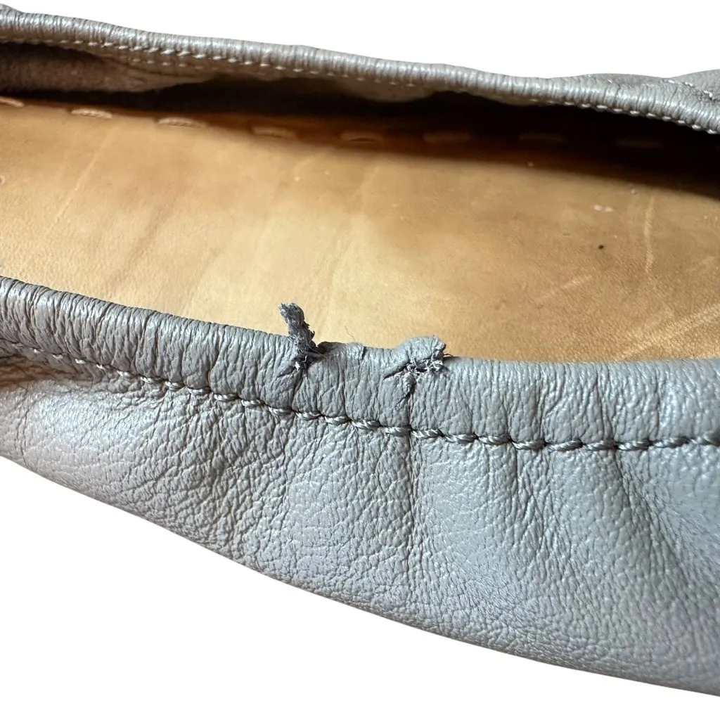 Tieks Taupe Leather Flats Classic Ballet Women's Size 8 AS-IS - Image 9