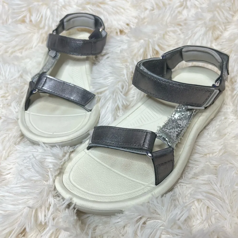 Teva Hurricane XLT 2 x Christian Cowan Silver Sport Sandals - Image 2