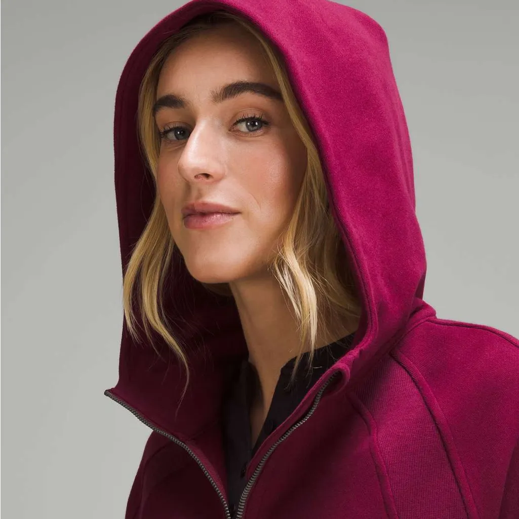 Lululemon Scuba Oversized Full-Zip Hoodie in Deep Luxe. Size XS - Image 3