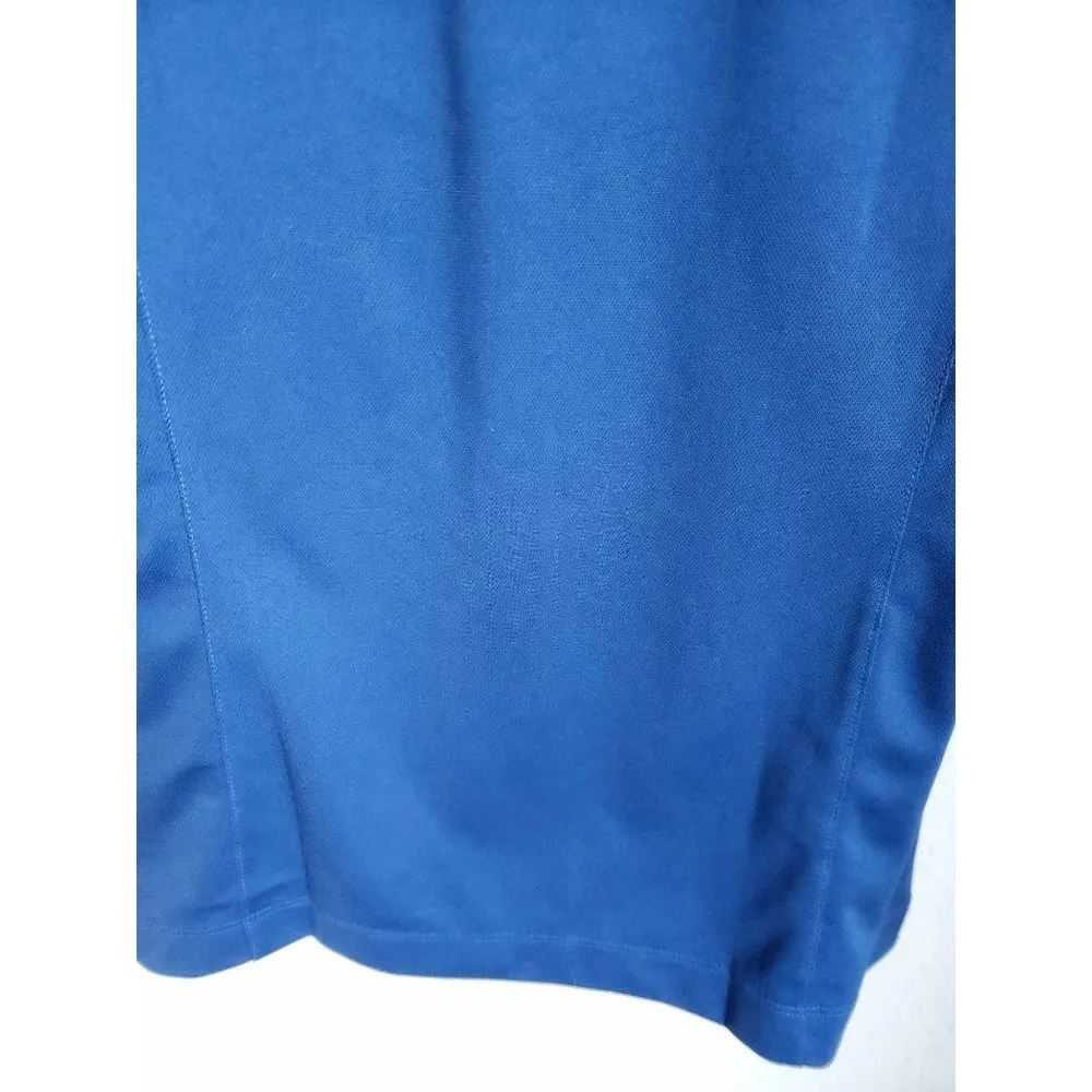 Nike Women's Sleeveless Blue Golf Polo Shirt Size Medium - Image 6