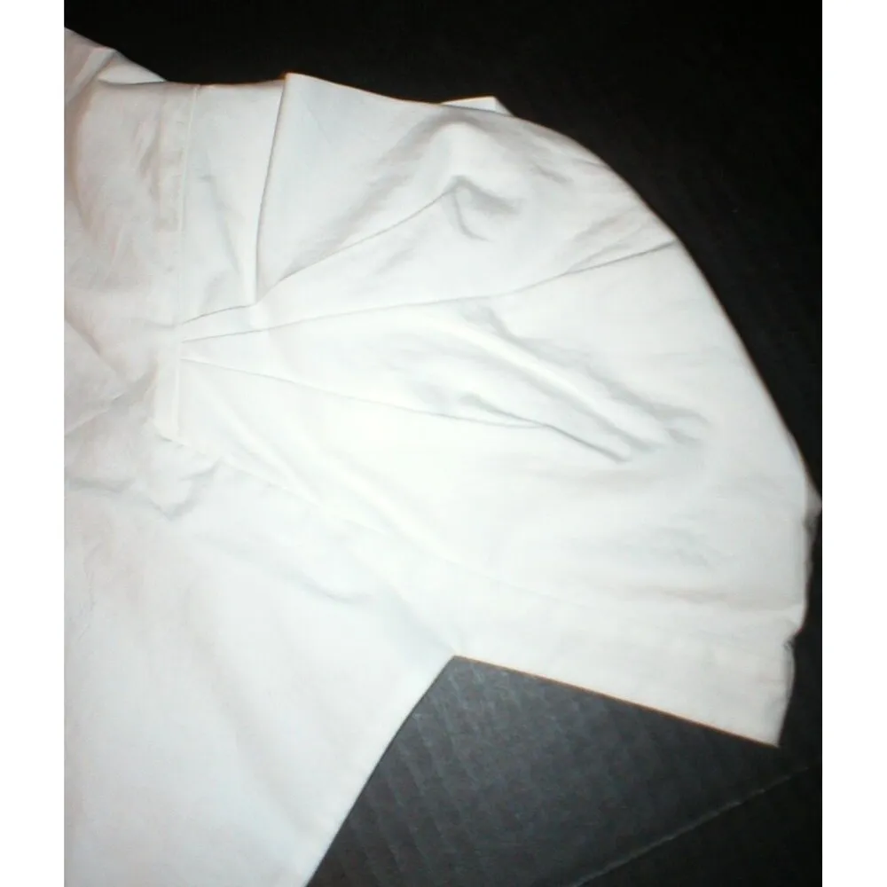 New NWT Lavia White Blouse Top 40 Womens 4 Designer SS Cotton Work Office Play Size undefined - Image 8