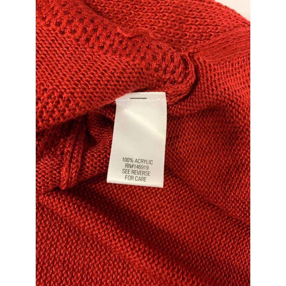 Croft & Barrow Women's Delicious Apple Pullover Sweater - Image 4