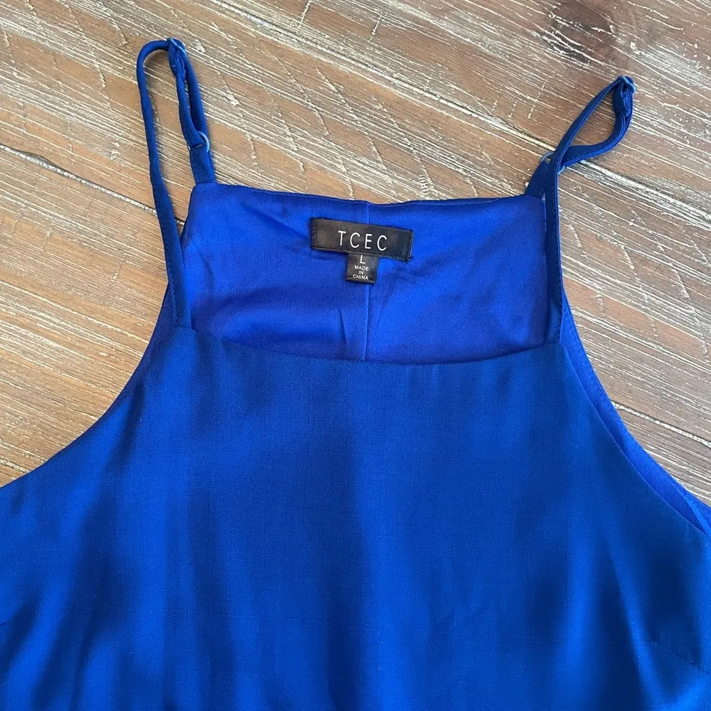Women’s Blue TCEC Dress size large - Image 2