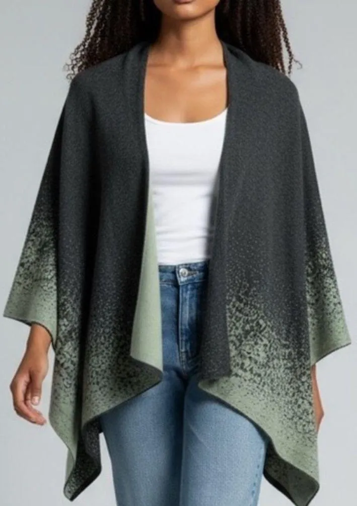 TEJIDOS MARKOS from Ecuador 100 % Wool Women’s Ponchos /Shrugs Black Size undefined - Image 1