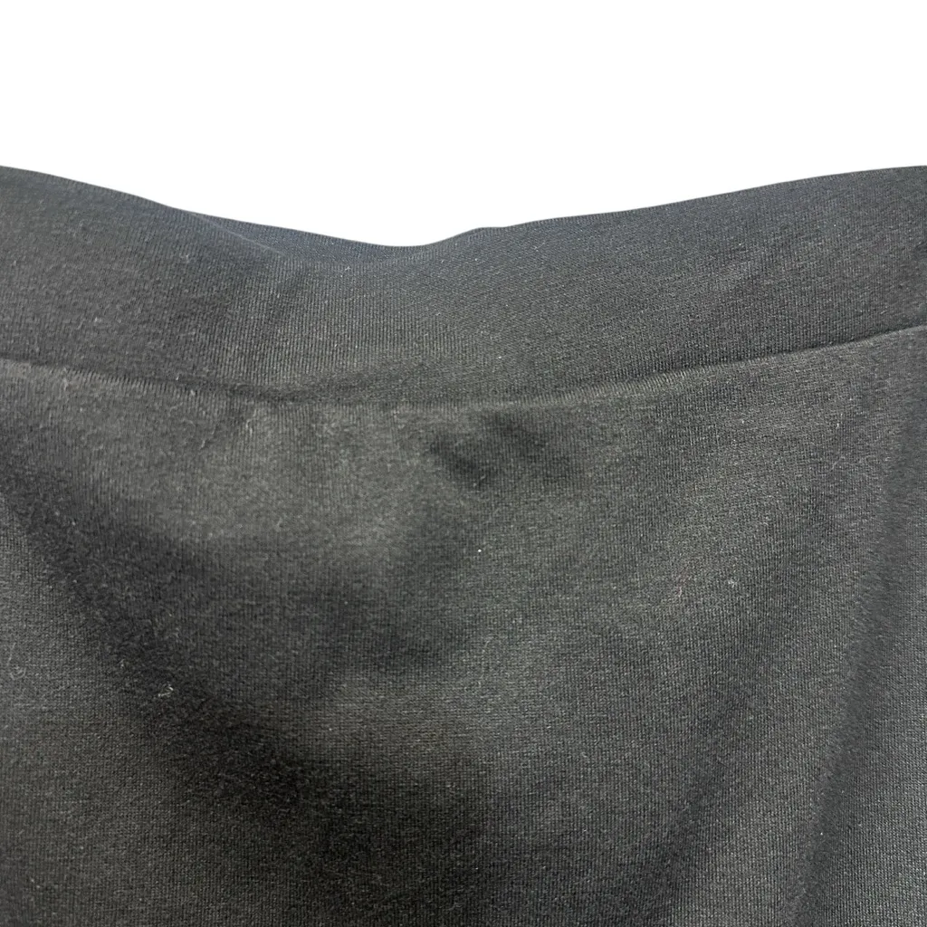 Mind Code Black Lace-Up Midi Skirt Small - Image 7