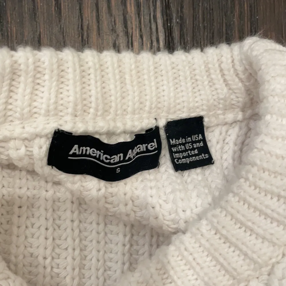 NWOT American apparel USA fisherman crop sweater s - Image 2