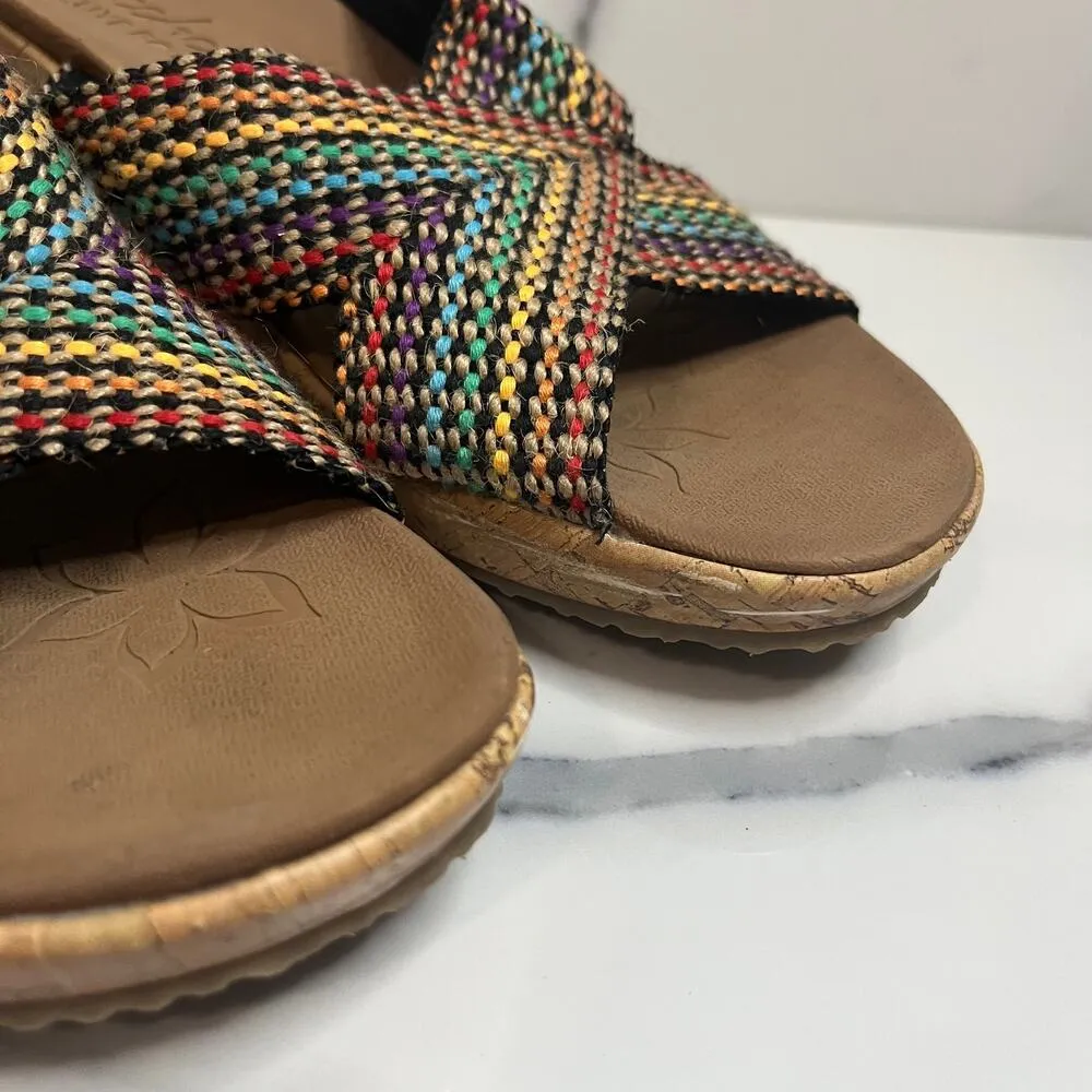 Skechers Luxe Foam | Women's Cali Beverlee Delighted Wedge Sandal Sz 8 - Image 2