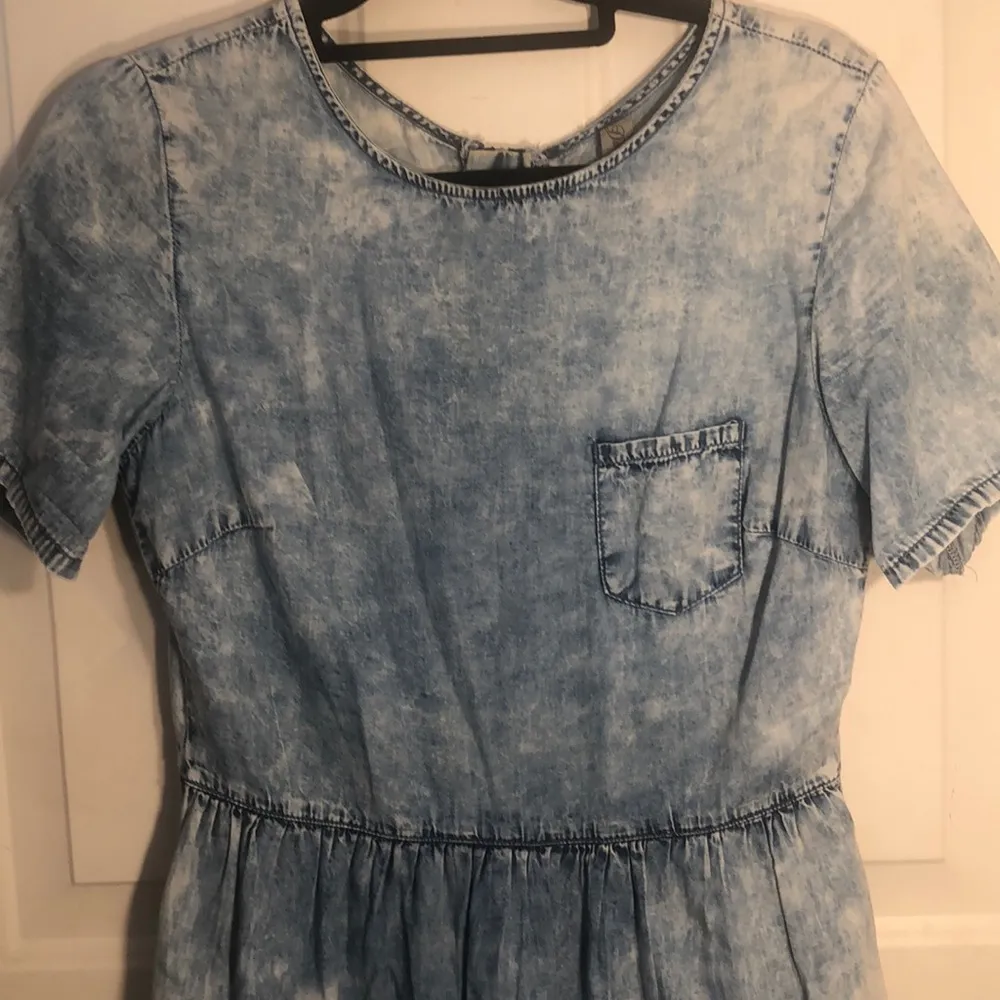 Denim Co. acid wash short sleeve dress - Image 3