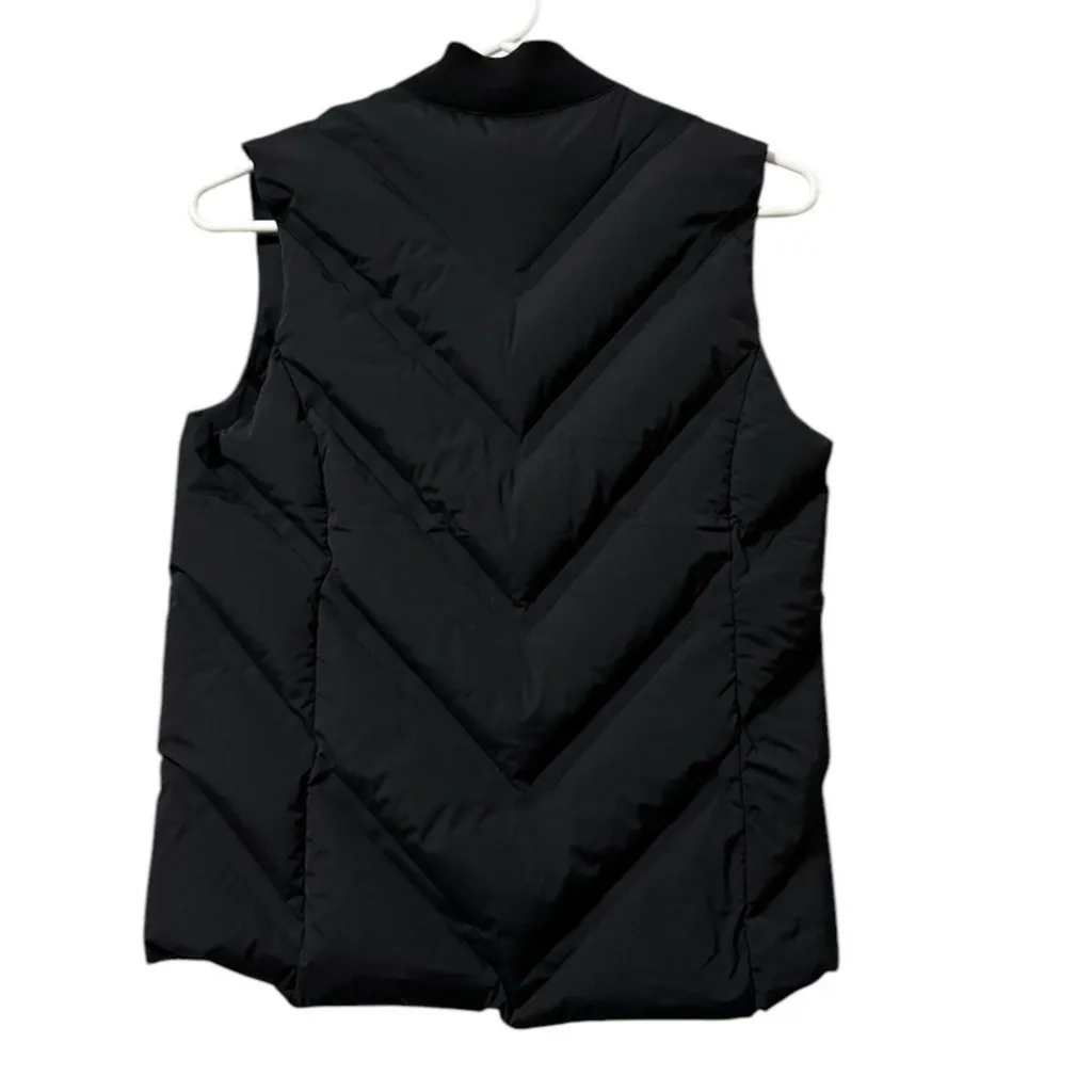 Athleta Inlet Vest Goose Down Black Size‎ XS Preppy Athleisure Athletic Puffer - Image 2
