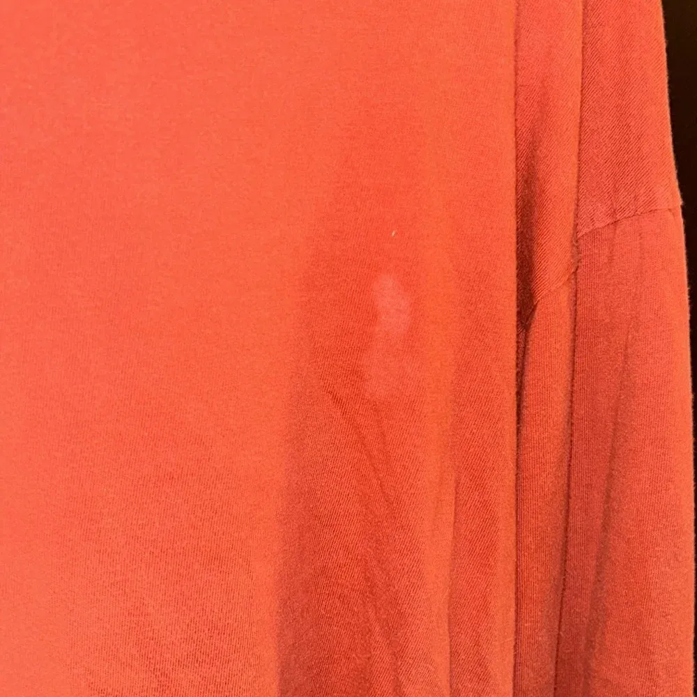 Madewell (Re)sourced Cotton Newville Long Sleeve Tee Orange Fall Autumn Basic - Image 4