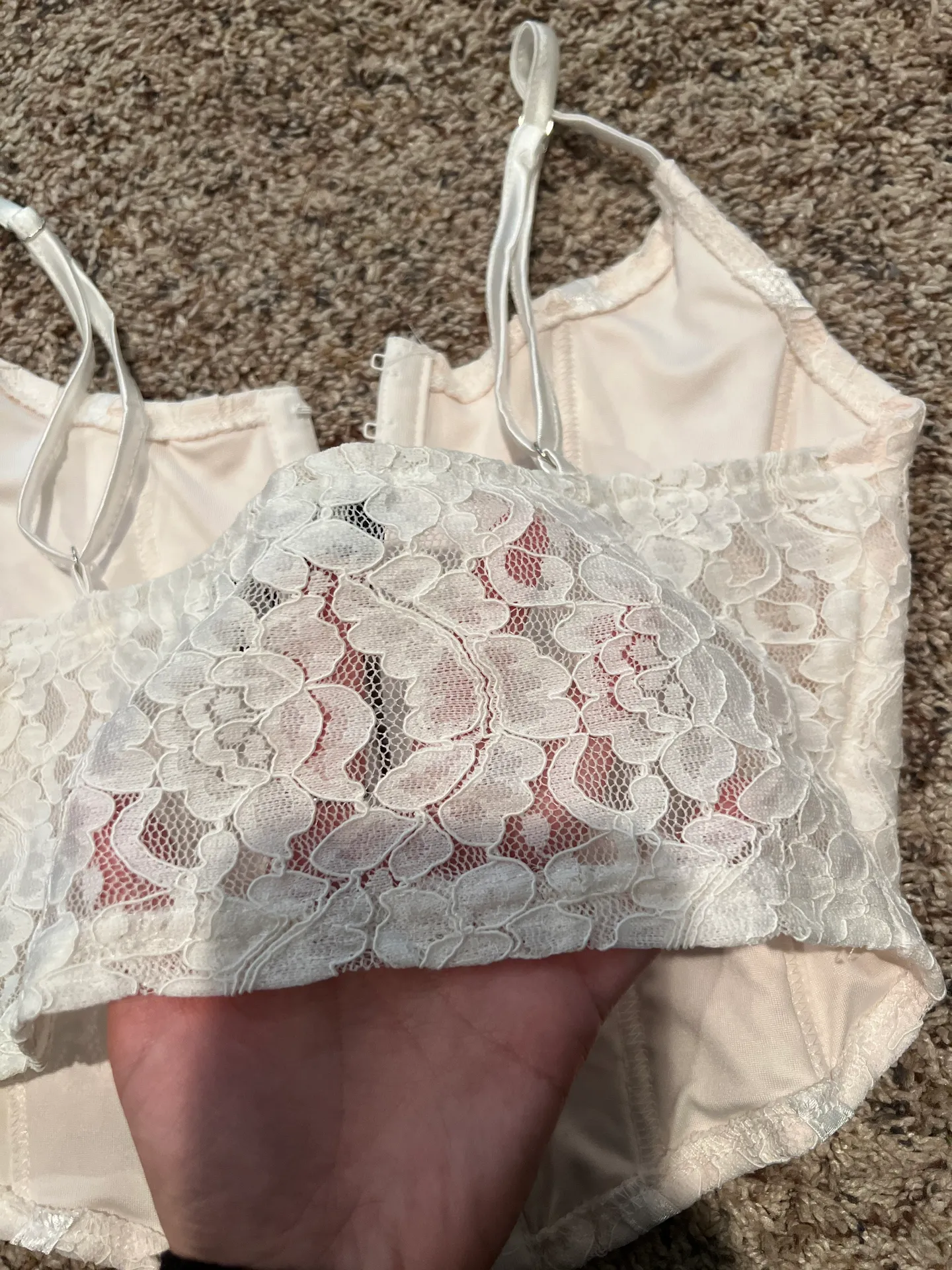 Cider Cream corset tank top  - Image 4