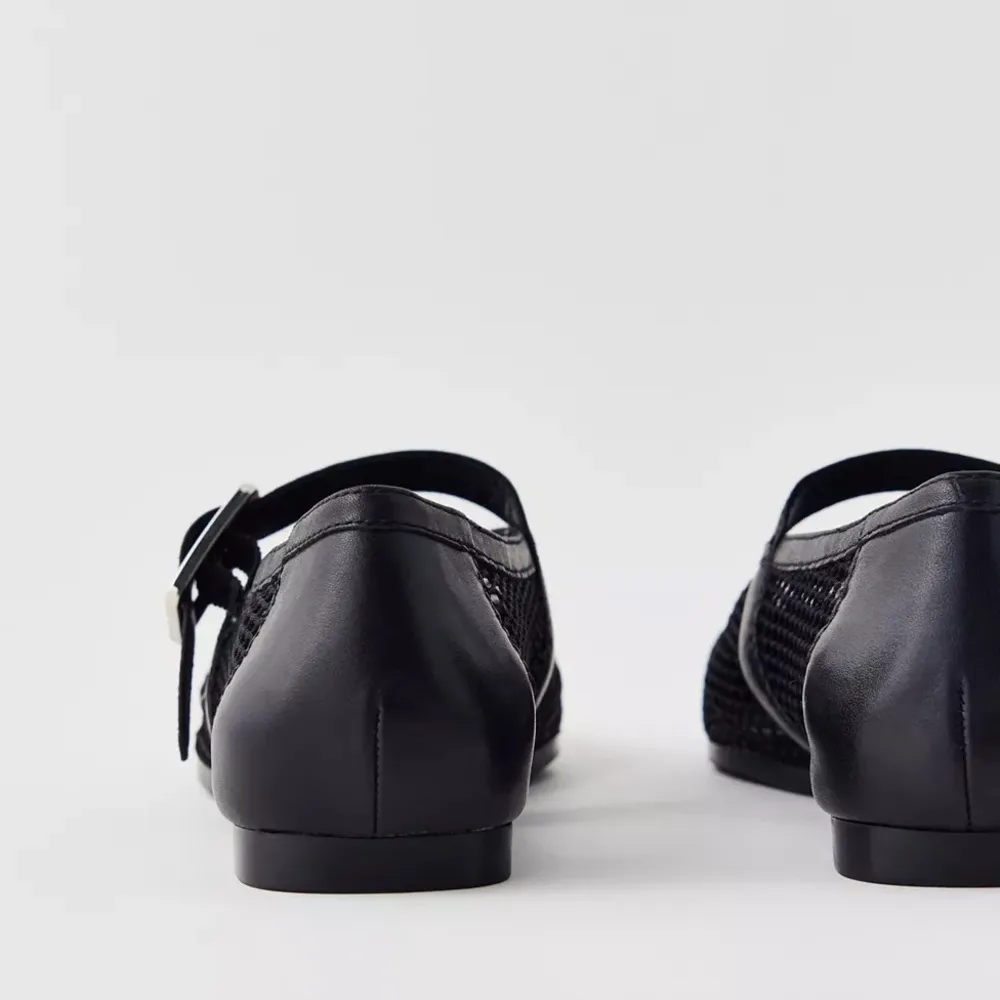 Vagabond Shoemakers Wioletta Mesh Ballet Flat Black - Image 3