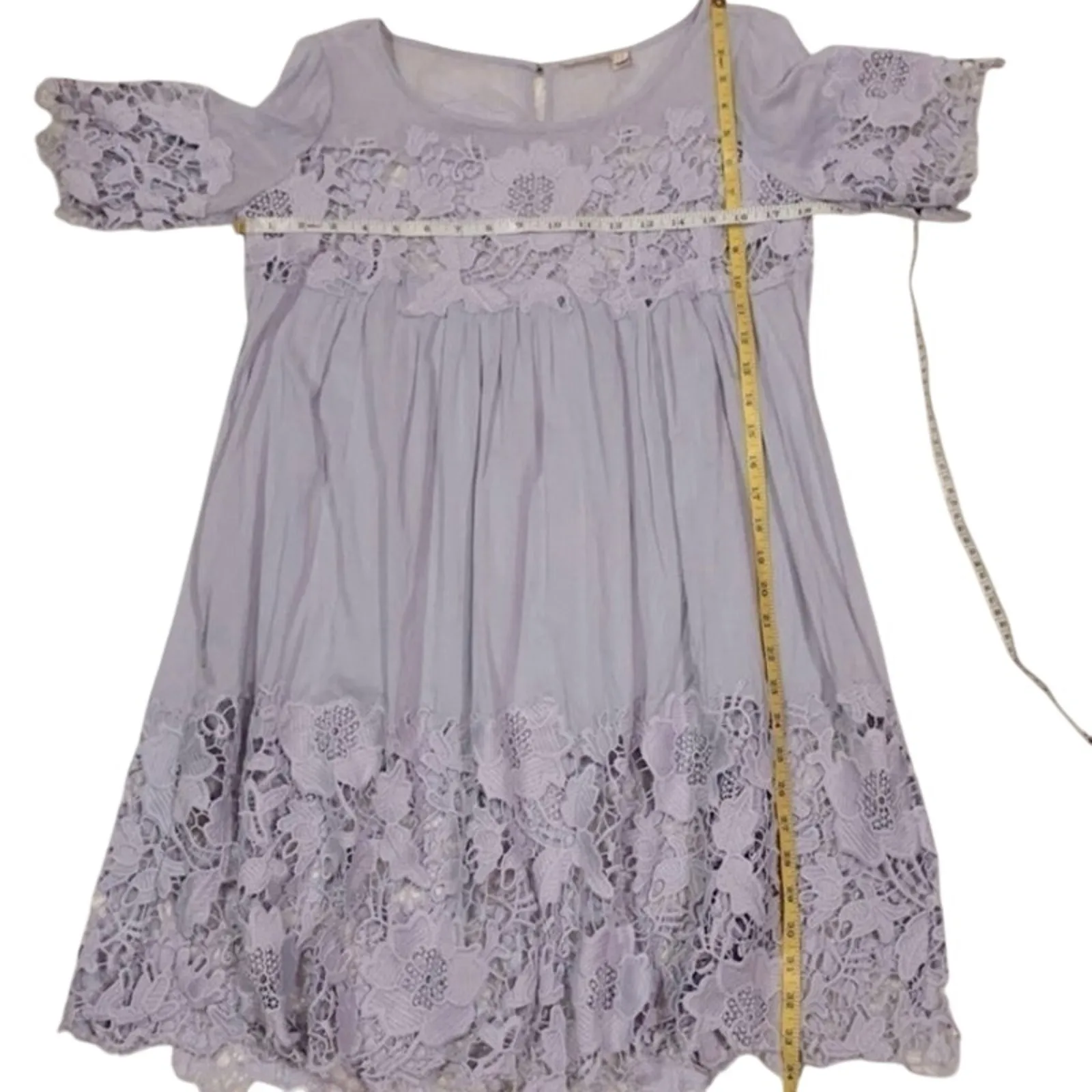 HOLDING HORSES Magnolia Lace Dress in Lilac, Size 8 SOO - Image 7