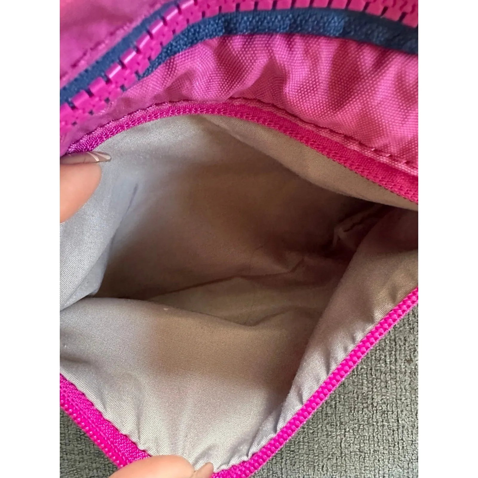 Kipling Women's Fuchsia Abanu Adjustable Straps Nylon Shoulder Crossbody Bags - Image 4