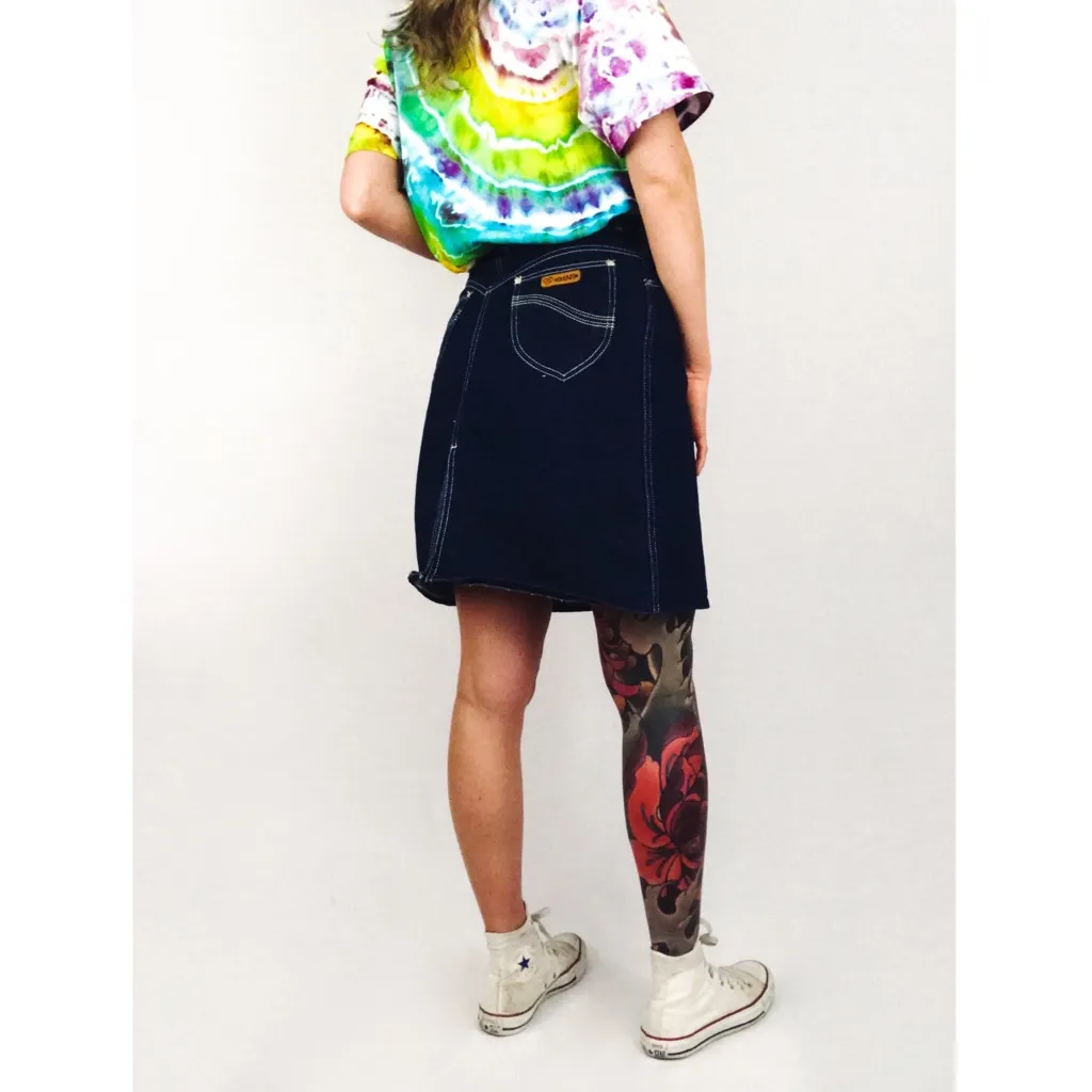 Vintage Gitano Denim Skirt | Size 4 Blue - Image 6