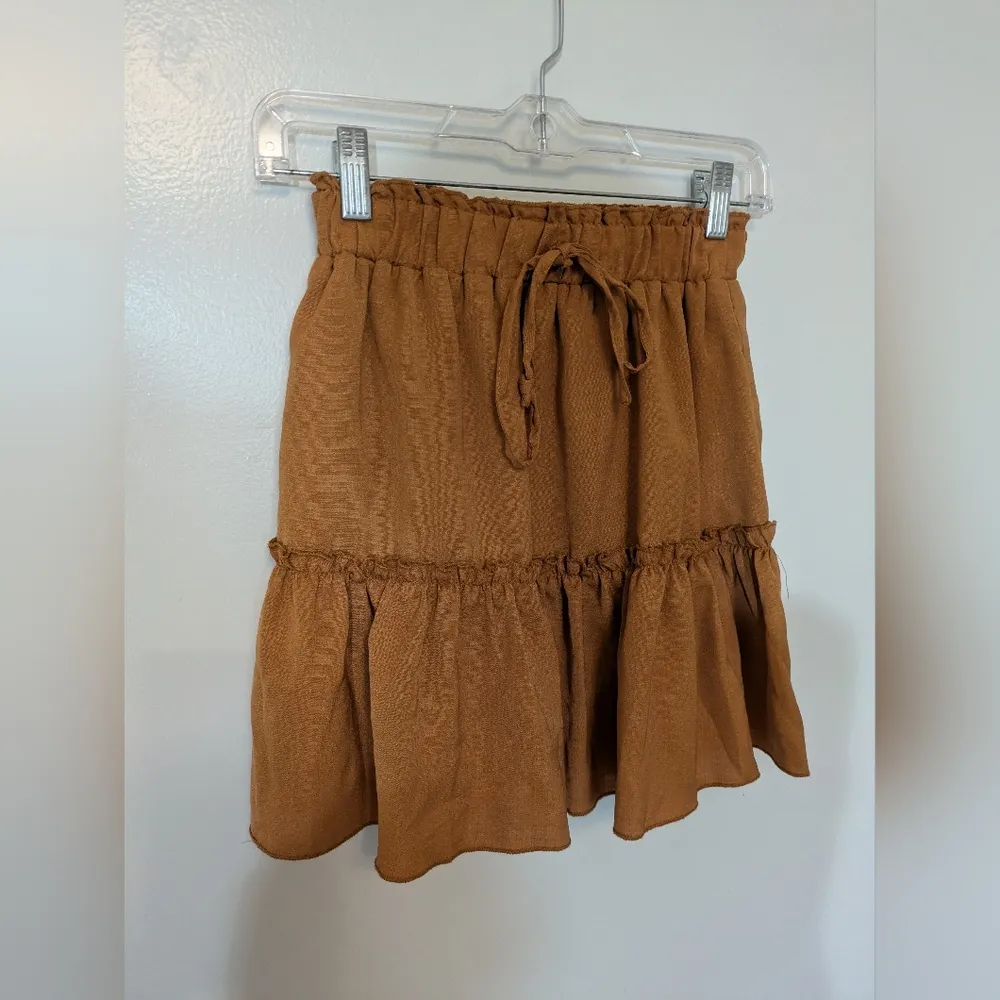 Cloud Ten Tiered Mini Skirt Elastic Waist Small - Image 2