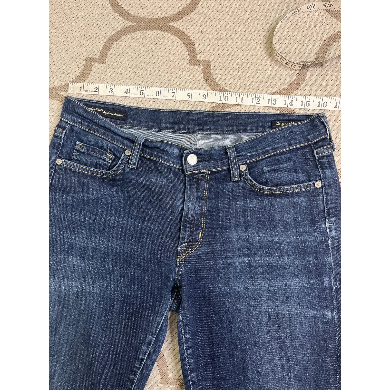 Citizens of Humanity Amber #263 High Rise Bootcut stretch jeans, size 30 - Image 8