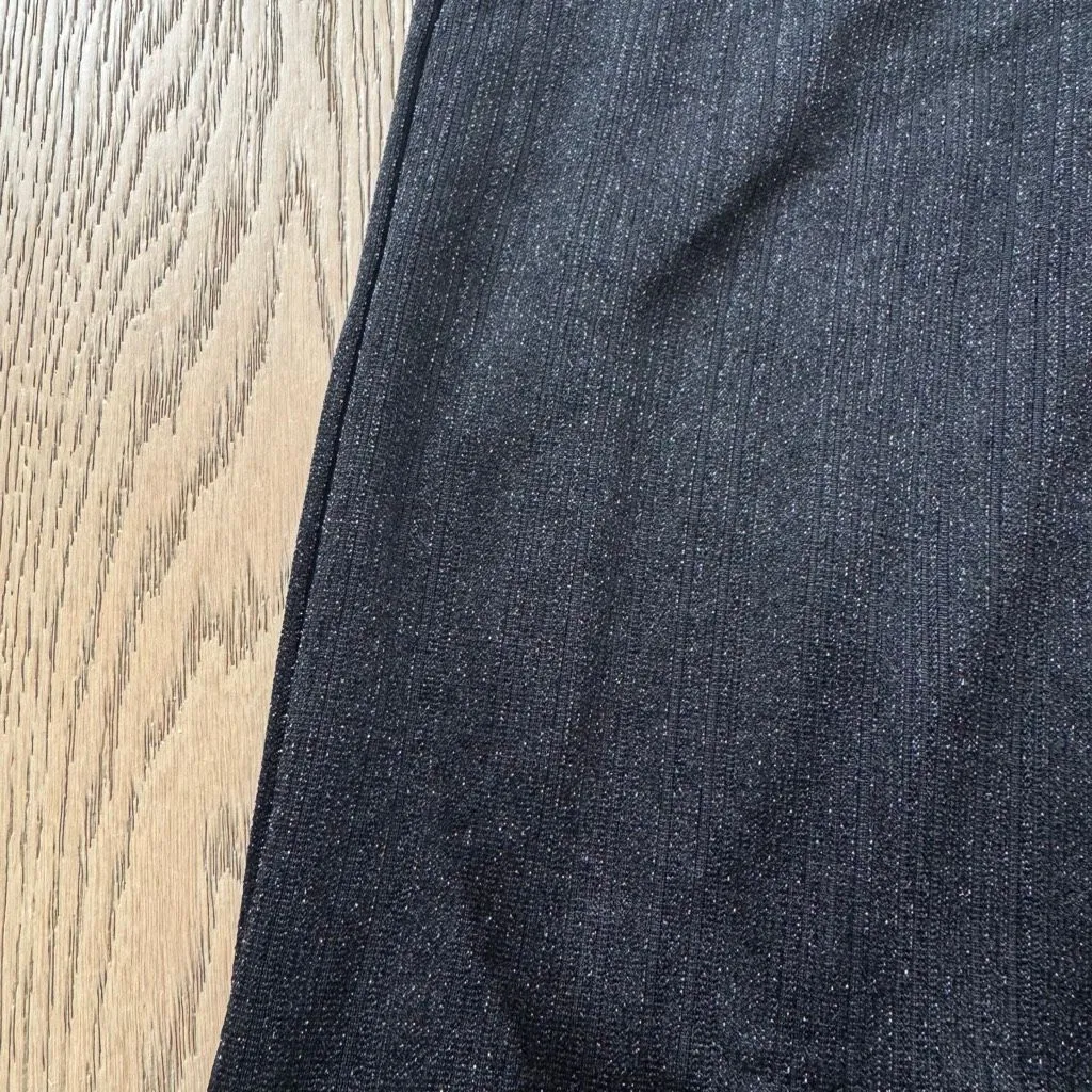 NWT Torrid Glitter Knit Lurex Wide Leg Party Jumpsuit Cocktail Size 2 18 - 20 - Image 6