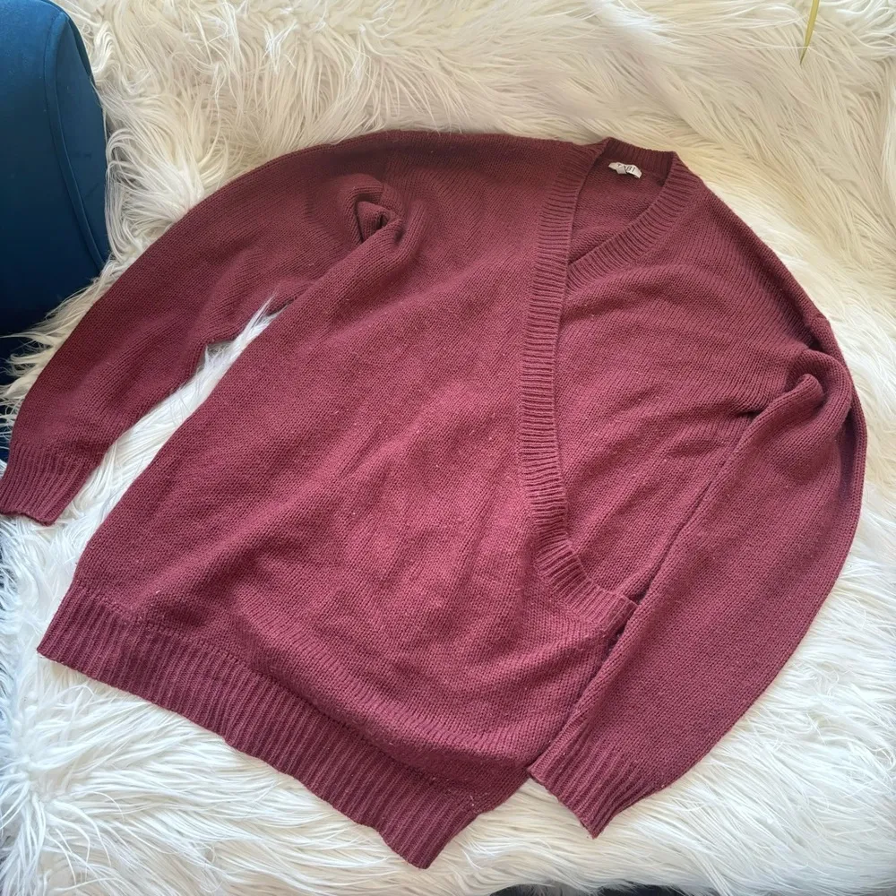 Tobi winter romance oversized sweater dress, size M - Image 2