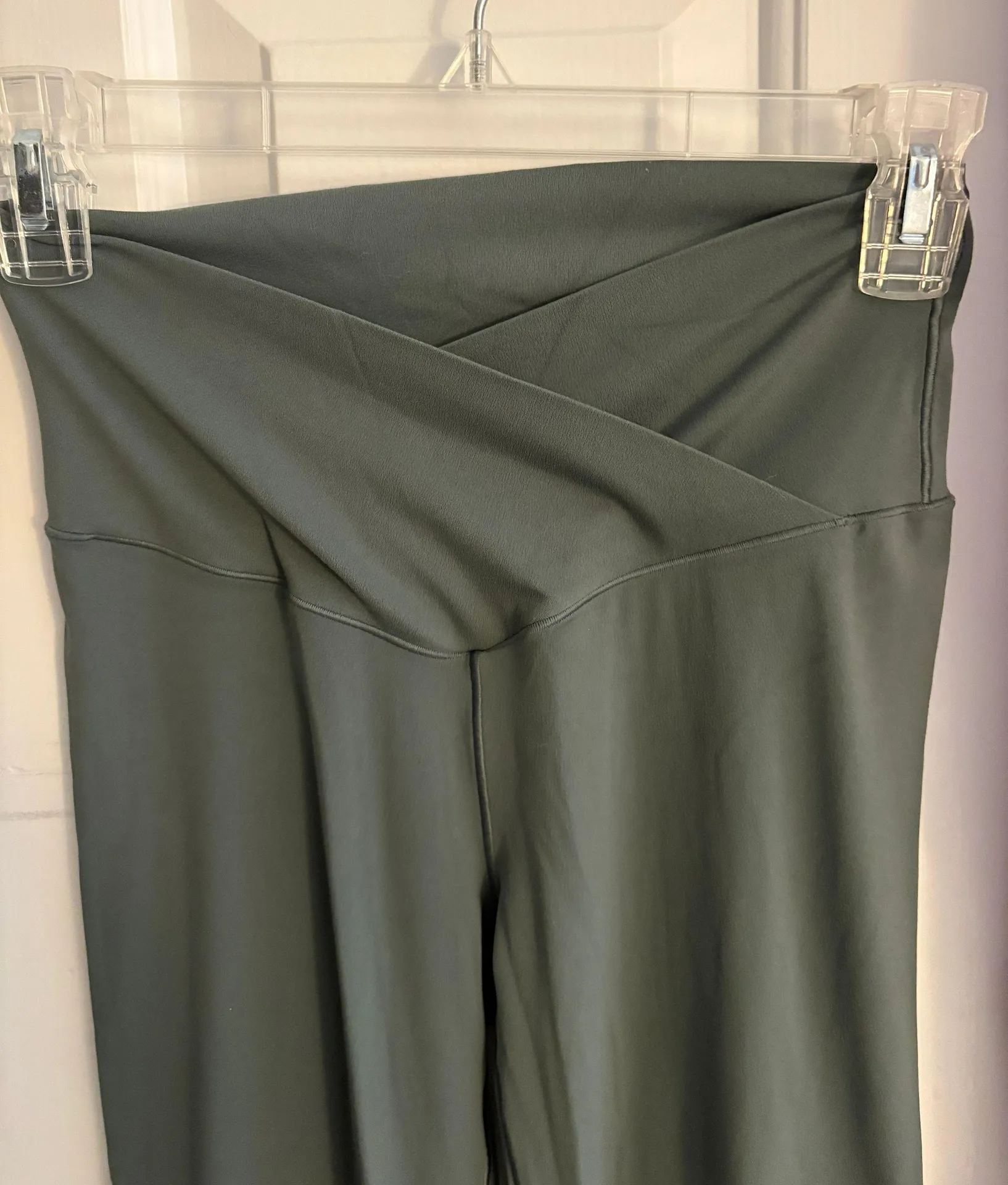 Offline By  Real Me High Waisted Crossover Flare Leggings - Image 2