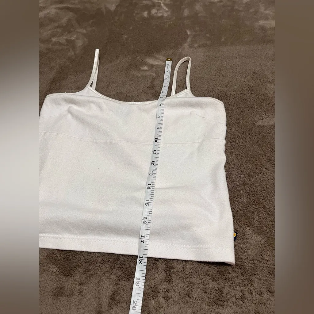 BLUE ASPHALT Basic White 100% Cotton Women’s Tank Top Lined Sz L EUC Size L - Image 7